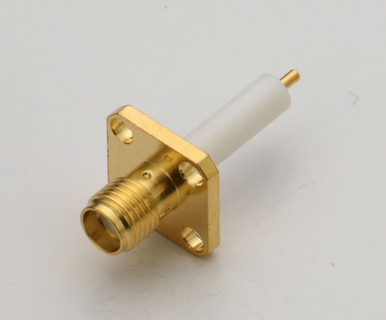 SMA Receptacle Jack for 4 Mounting Holes