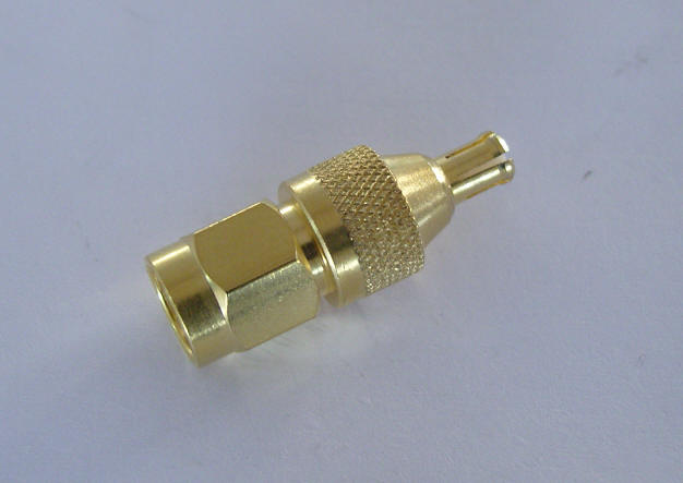 SMA Plug to MCX Plug Adapter