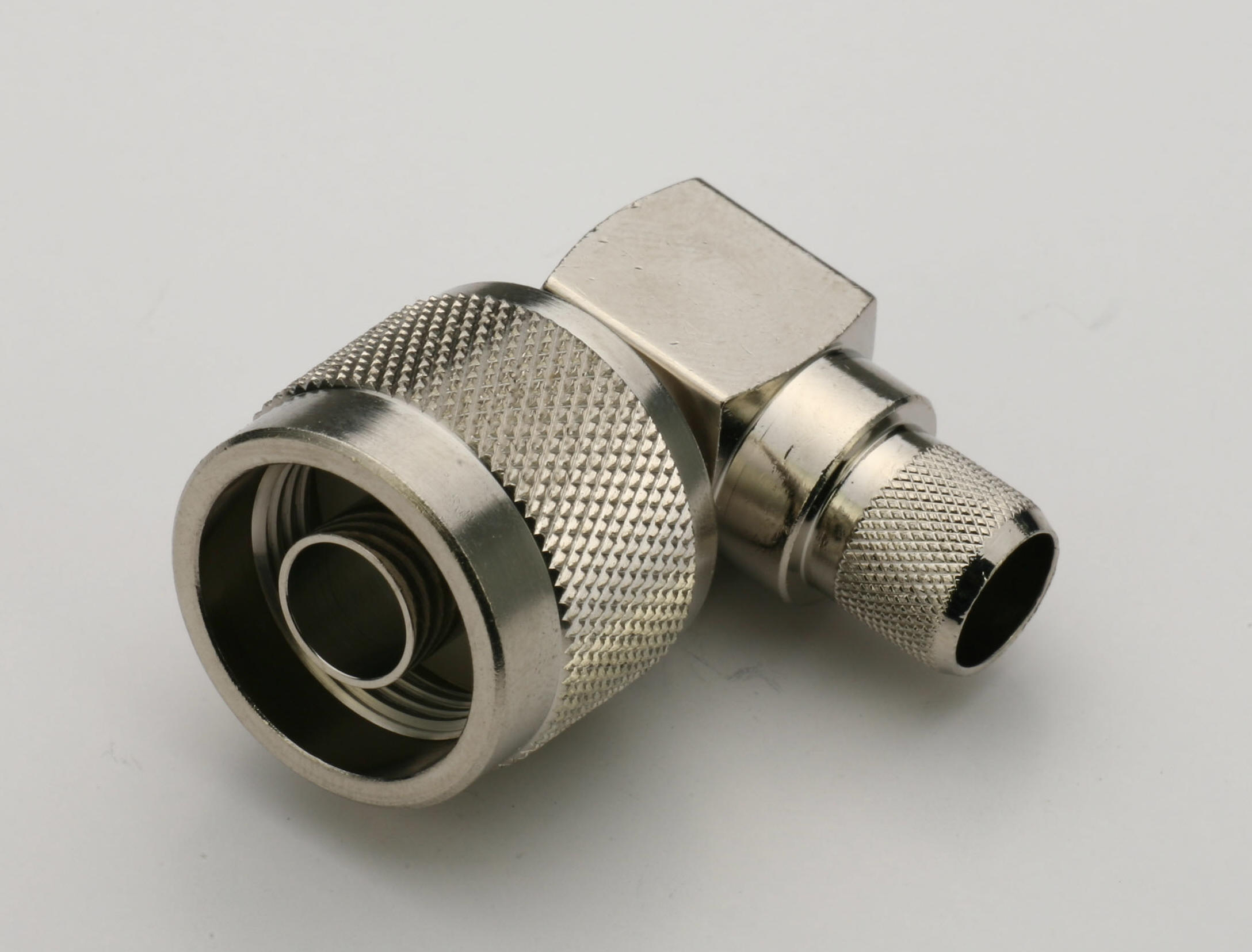 N Right Angle Plug for RG214